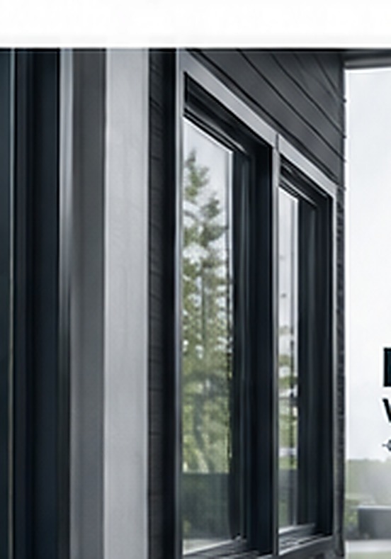 Dark framed residential windows and doors
